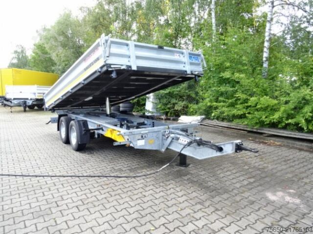 Tipper trailer Möslein TTG 11 Verzinkt  neuer Tandem 3- Seitenkipper Tieflader-- Neufahrzeug --