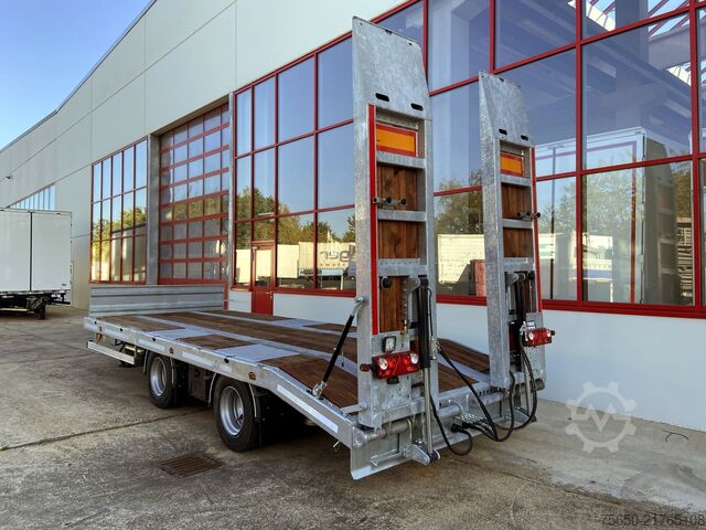 Low loader trailer Möslein TT21-7,2 Hydr  21 t Tandemtieflader, hydr. Rampen, NEU
