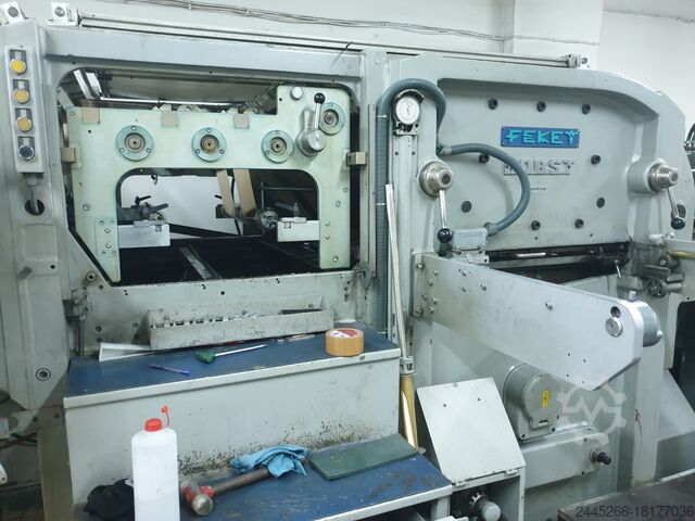 AUTOMATIC HOT FOIL STAMPING DIE CUTTING Bobst SP 1080 E (FEKET โ 2014)