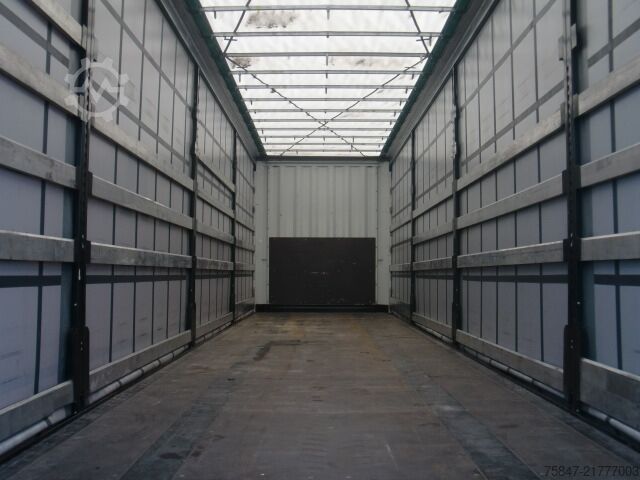 Auflieger mit Pritsche & Plane Krone SDP 27 eLG50-CS MEGA Liftachse Duomatic