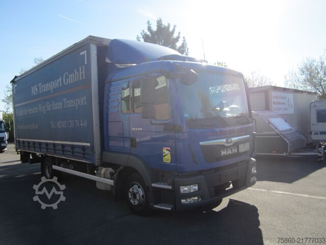 LKW mit Pritsche & Plane MAN TGL 8.220 Fernverkehr Standklima Standh.