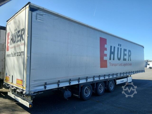 Auflieger mit Pritsche & Plane Krone SDP 27 eLG50-CS MEGA Liftachse Duomatic