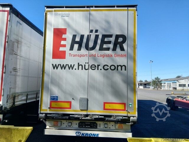 Auflieger mit Pritsche & Plane Krone SDP 27 eLG50-CS MEGA Liftachse Duomatic