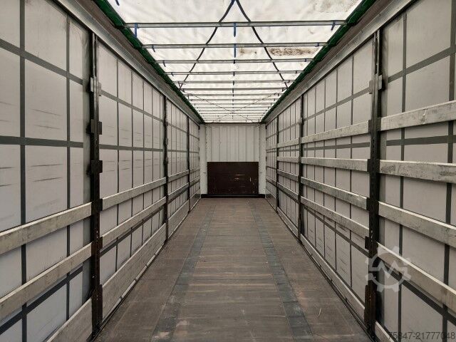 Auflieger mit Pritsche & Plane Krone SDP 27 eLG50-CS MEGA Liftachse Duomatic