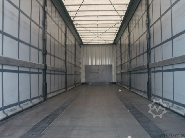 Auflieger mit Pritsche & Plane Krone SDP 27 eLG50-CS MEGA Liftachse Duomatic