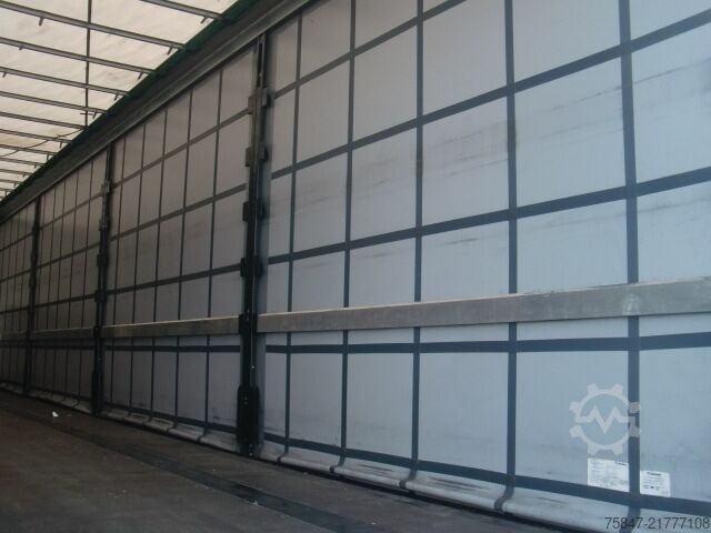 Auflieger mit Pritsche & Plane Krone SDP 27 eLG50-CS MEGA Liftachse Duomatic