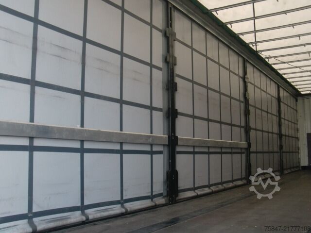 Auflieger mit Pritsche & Plane Krone SDP 27 eLG50-CS MEGA Liftachse Duomatic