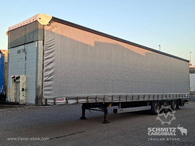 Open semitrailer with tarp Schmitz Cargobull Curtainsider Mega Getränke