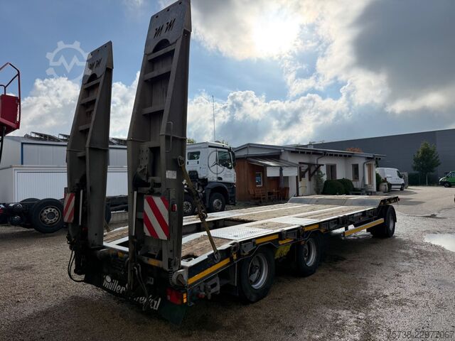 Low loader trailer MÜLLER-MITTELTAL T3 Profi 30,0/hydraulische Rampen/3-Achsen