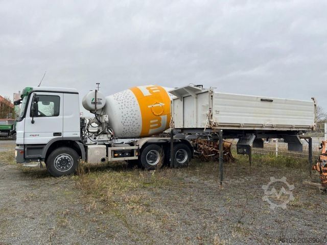 Swap body truck MERCEDES-BENZ Actros 2644 6x4 3-Achs Kipper Mischer+Kipper