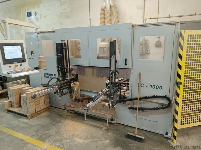 ▷ Used CNC Center wood lathe INTOREX TC 1000 with magazine for sale 