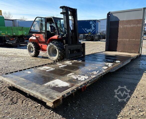Swap body platform Krone Jumbo Plattform 7,82 mit Lochleiste