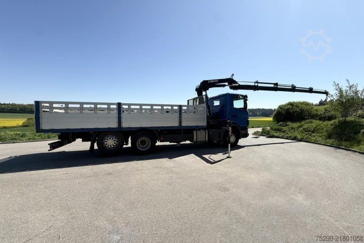 Truck mounted crane Scania R124 470PS 6x2*4 HIAB 220 C-4 / Swiss-Vehicle