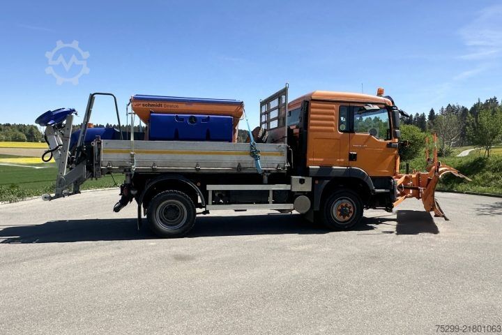 Three-sided tipper truck MAN TGM 13.290 4x4 Kipper Kommunal / Swiss-Vehicle