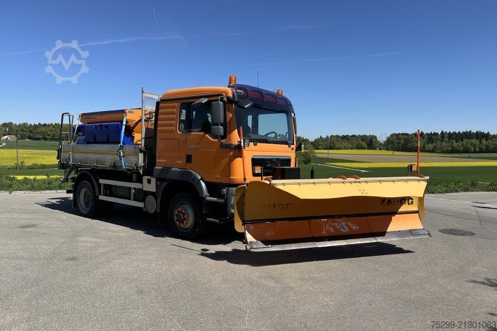 Three-sided tipper truck MAN TGM 13.290 4x4 Kipper Kommunal / Swiss-Vehicle