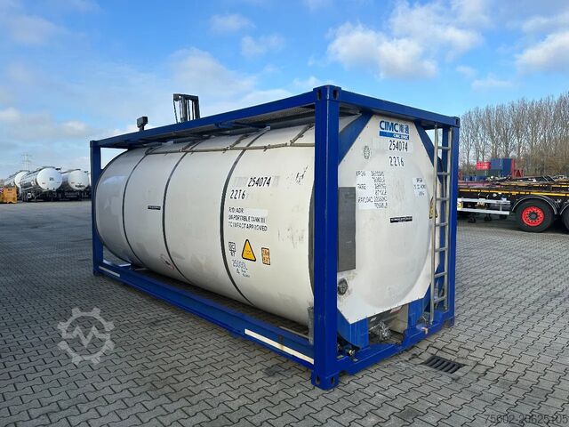 Tank container CIMC 20FT ISO, 25.090L / 1-COMP / 3 BAFFELS / T12 / ...