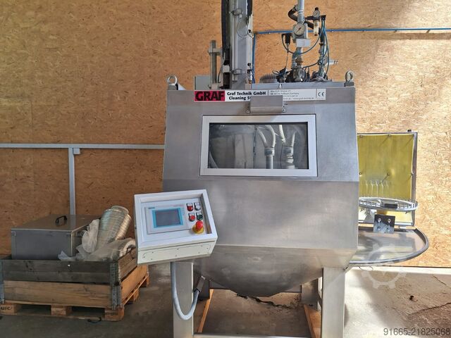 Wet blasting machine Tool finish Graf Nassstrahlanlage