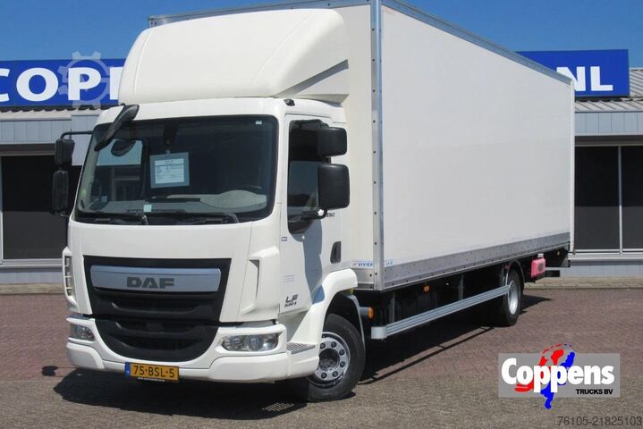 Curtain sided DAF LF 250 250 bak + klep + schuifzeil E6