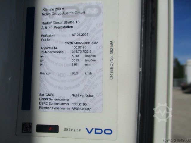 Standard SZM VOLVO FH 500, Euro6D, I-Park Cool, TÜV 06/2026