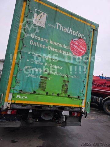 Flatbed truck with tarp MERCEDES-BENZ Antos 2540 / Lenkachse / Load 15,3ton