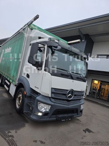 Flatbed truck with tarp MERCEDES-BENZ Antos 2540 / Lenkachse / Load 15,3ton