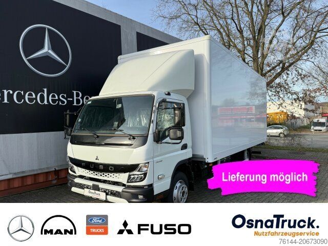 Box van FUSO 7C18 Koffer+LBW,Klima Nutzlast 2925 KG,Sideguard