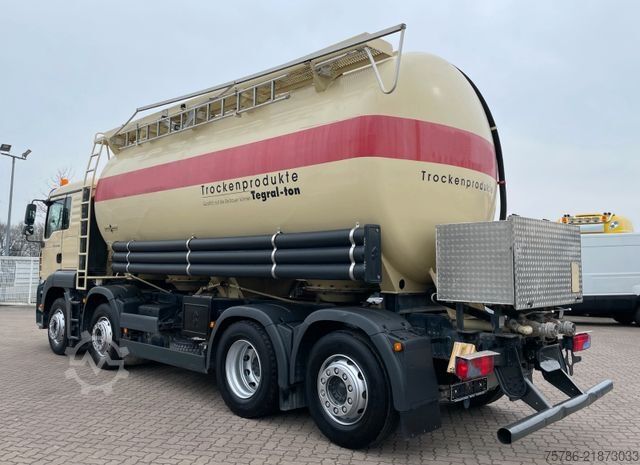 Tanker truck MAN TGA 35.360 BL 8x2-4/ Spitzer Silo/ 23000 l/ AC