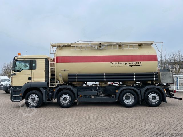 Tanker truck MAN TGA 35.360 BL 8x2-4/ Spitzer Silo/ 23000 l/ AC