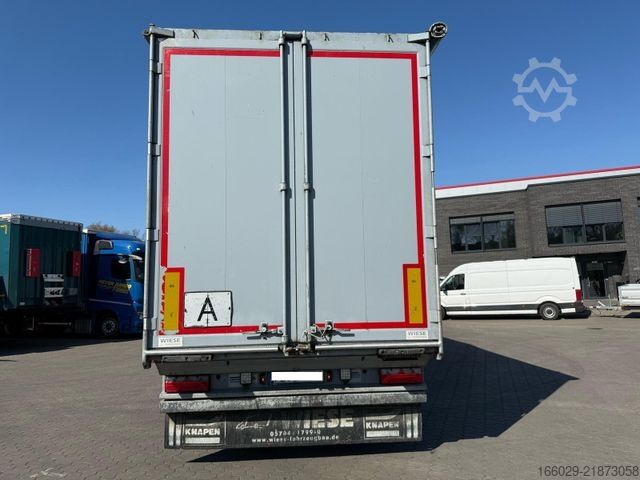Walking floor semitrailer KNAPEN K100 Schubboden 92m³ 10 mm Boden, top Zustand