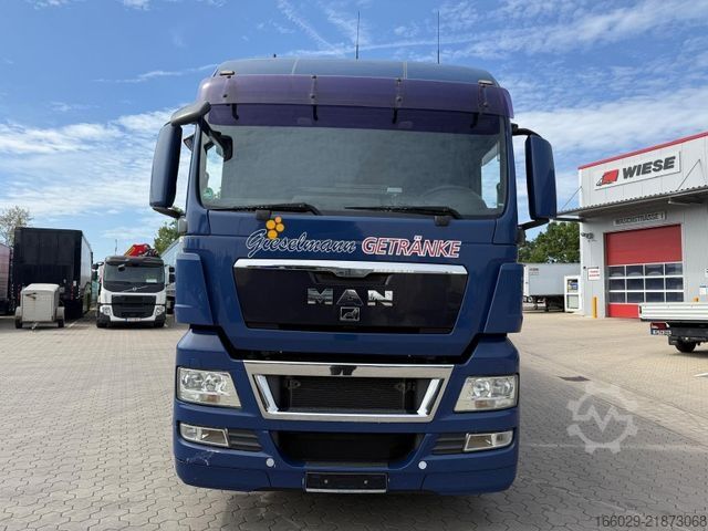 Truck chassis MAN TGA  Schwenkwand-Getränkeaufbau incl. Anhänger