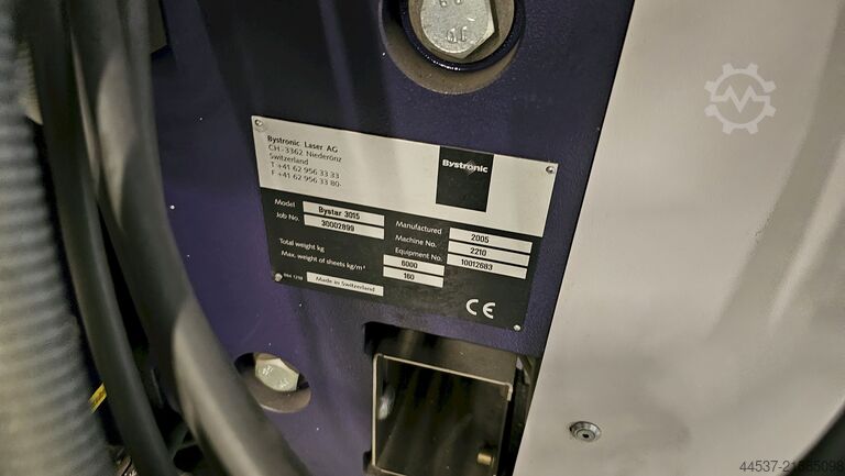 CNC Laser Cutting Machine Bystronic ByStar 3015