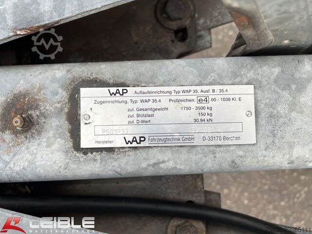 PKW-Anhänger HIRTH ATKU3500*PKW-Anhänger*verzinkt*hydr.Kippung*