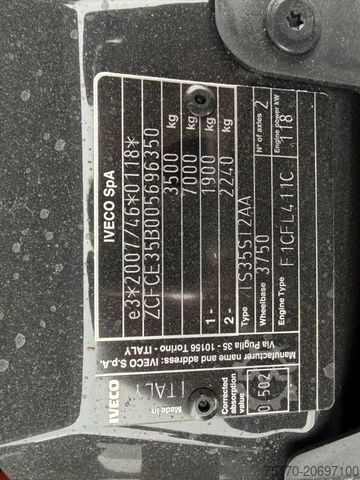 Pick-up van IVECO Daily 35S16 H 3.0L *R3.750mm*AHK*Klima*