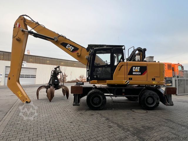Mobile excavator CATERPILLAR MH3024 / MH 3024 / Greifer / 2018 / 10.735h