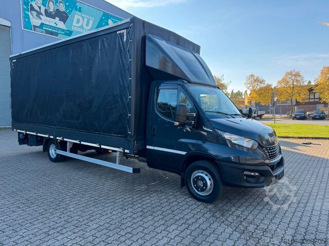 Curtain sider van IVECO Daily 72C18 Hi-Matic Pritsche Plane+LBW