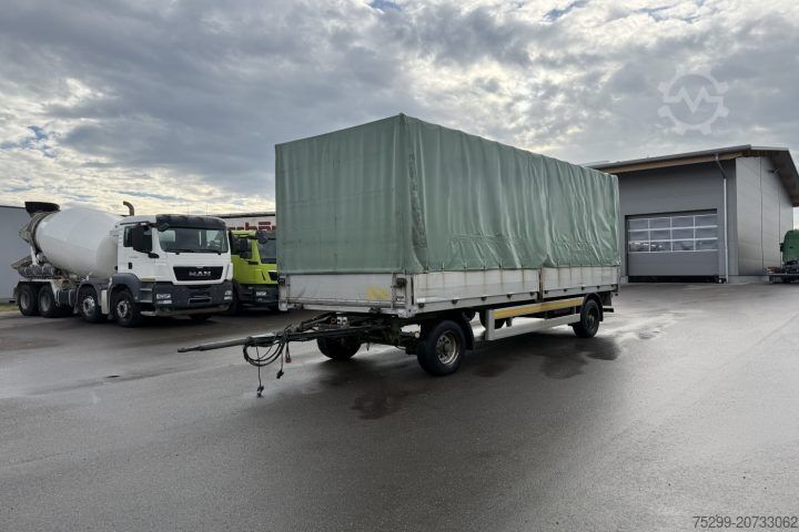Open trailer with tarp A 100H Plane/HB