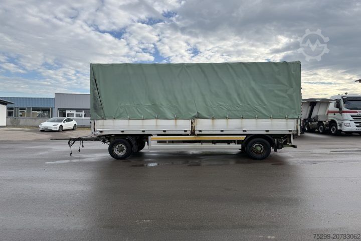 Open trailer with tarp  A 100H Plane/HB