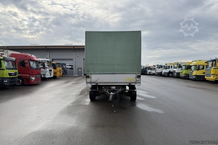 Open trailer with tarp A 100H Plane/HB