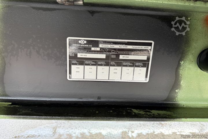 Open trailer with tarp  A 100H Plane/HB