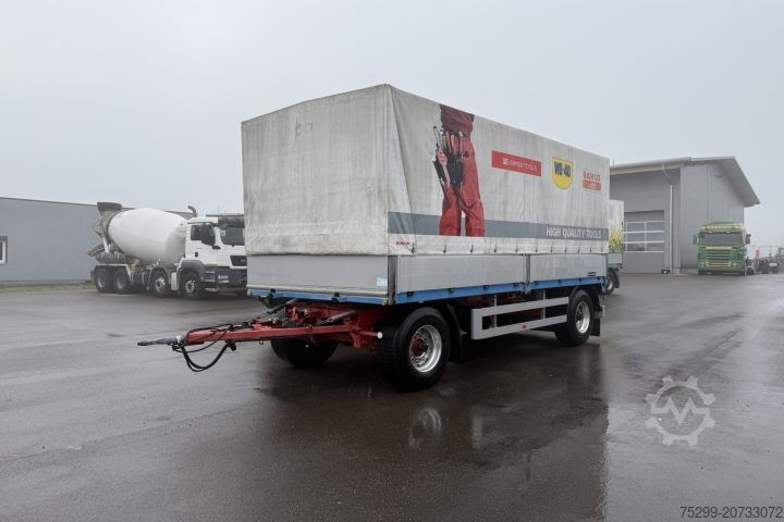 Open trailer with tarp S-ZAZ-9/18D Plane / Swiss-Vehicle