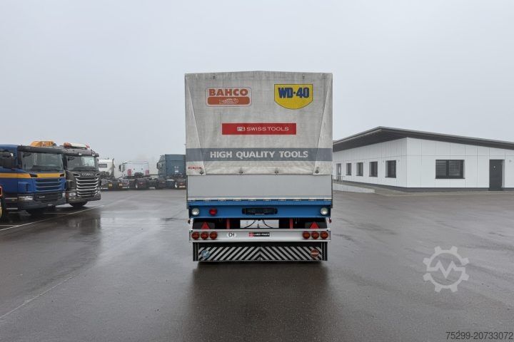 Open trailer with tarp S-ZAZ-9/18D Plane / Swiss-Vehicle