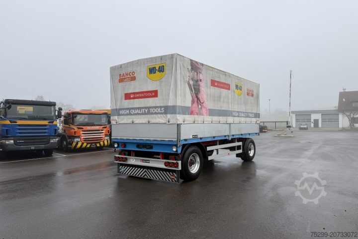 Open trailer with tarp S-ZAZ-9/18D Plane / Swiss-Vehicle