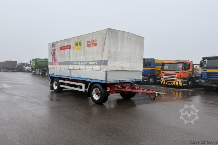 Open trailer with tarp S-ZAZ-9/18D Plane / Swiss-Vehicle