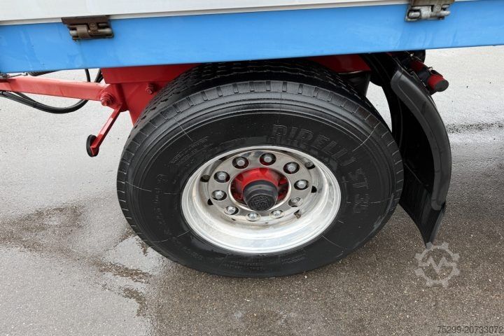 Open trailer with tarp  S-ZAZ-9/18D Plane / Swiss-Vehicle