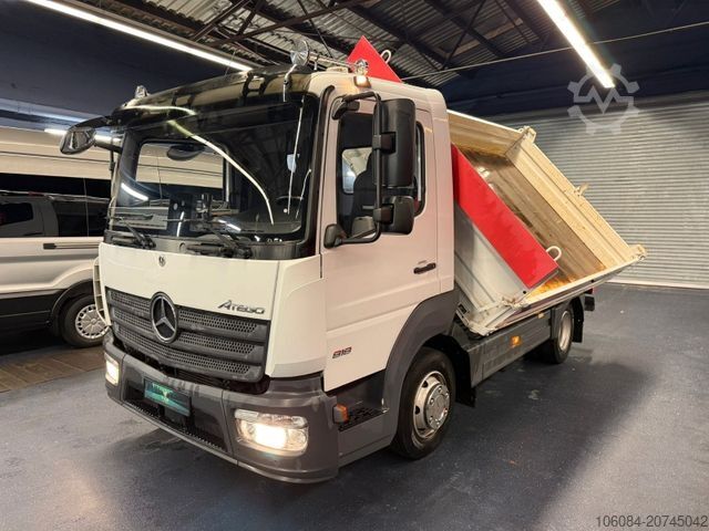Tipper van MERCEDES-BENZ Atego 818 Meiller 3 Seiten Kipper 2xAHK Kipphydr