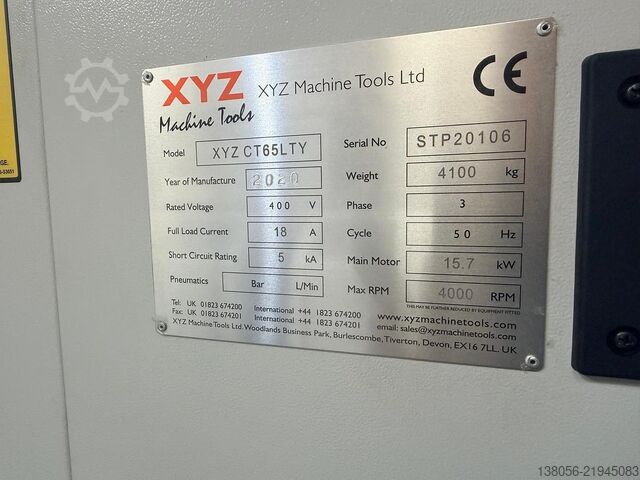 2020 XYZ CT65 LTY XYZ CT65 LTY