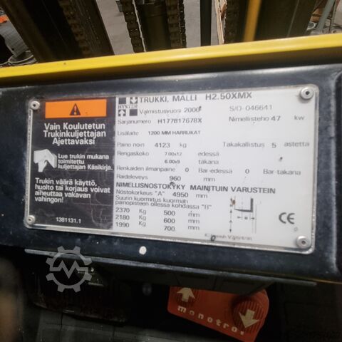 4-Rad-Gabelstapler Hyster H2.50XMX