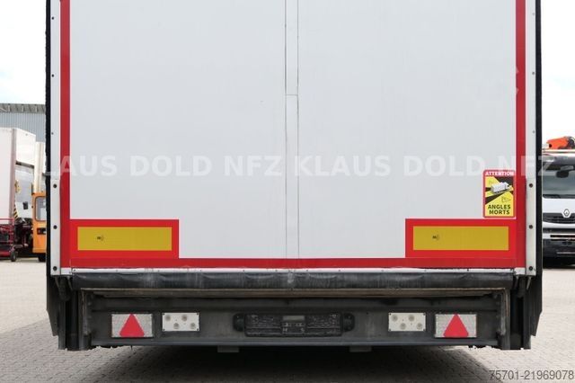 Car carrying semitrailer  Rolfo S2 geschloss. Autotransp. Hubdach Lifbühne