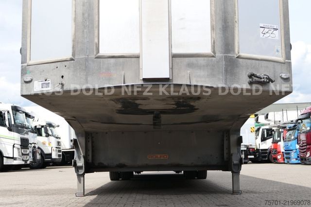 Car carrying semitrailer  Rolfo S2 geschloss. Autotransp. Hubdach Lifbühne