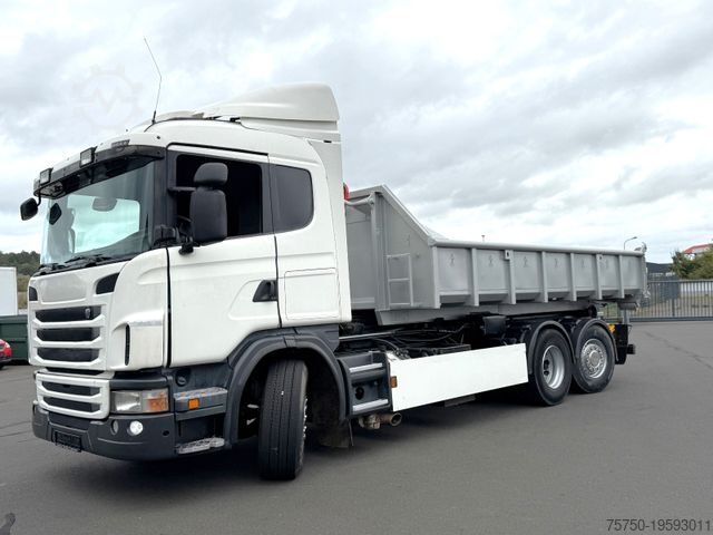 Abrollkipper SCANIA G 440 LB 6x2 Knickhaken Retarder, Klima